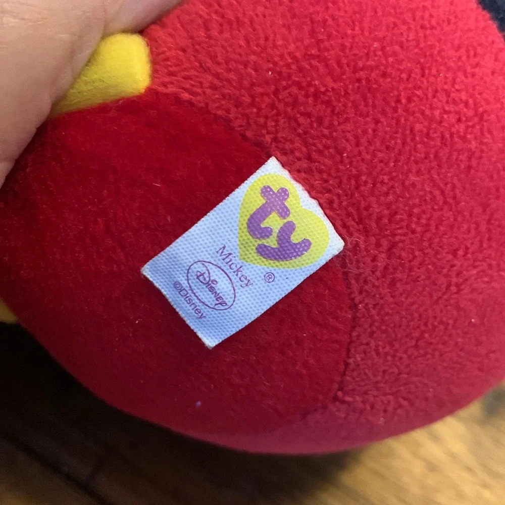 Disney Mickey Mouse Ty Disney 2013 Ty Beanie Babies Ball Plush